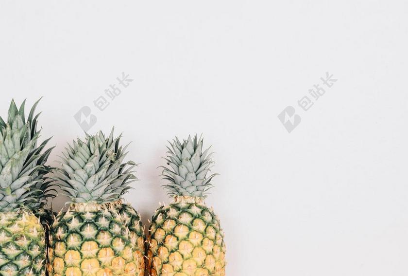 餐饮唯美热带水果背景图片