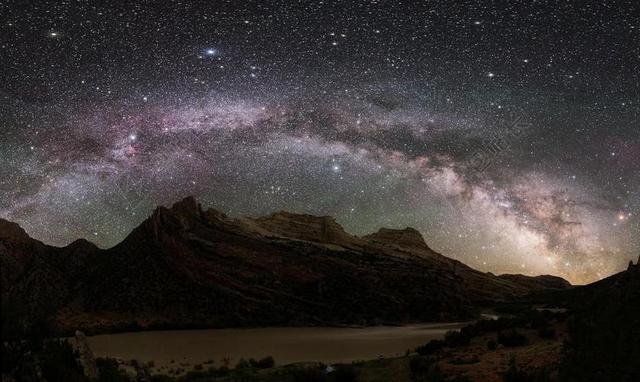 摄影星空繁星景色背景图片