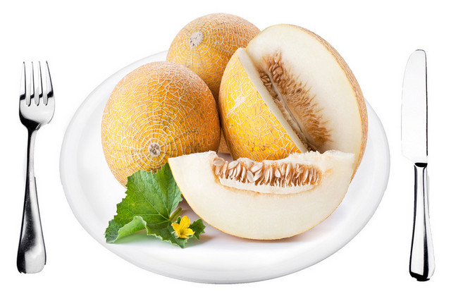 哈蜜瓜水果美食食物
