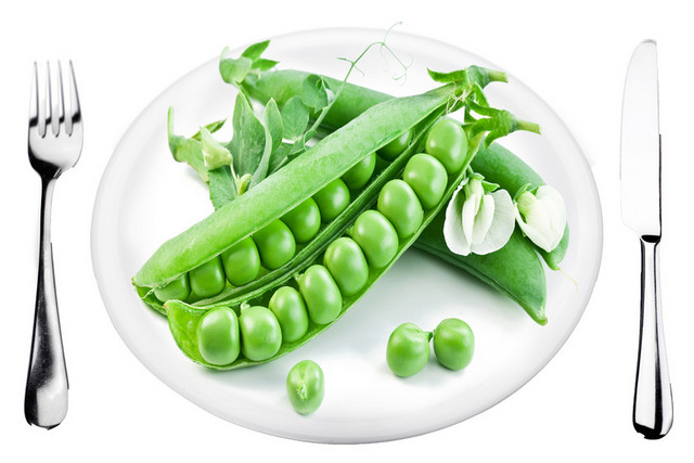 绿色豌豆美食食物