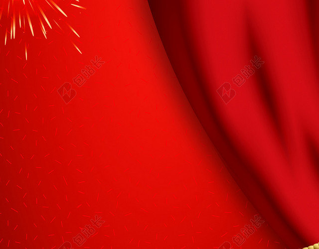 简约红色餐桌婚礼婚庆婚宴展板背景