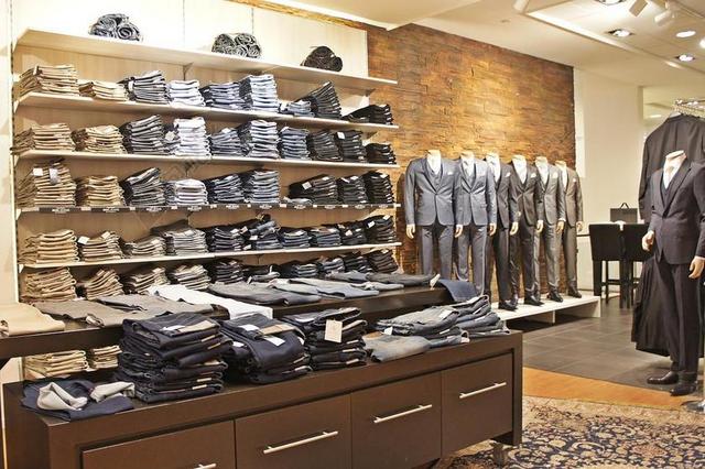 服装 店 牛仔裤 时尚 衬衫