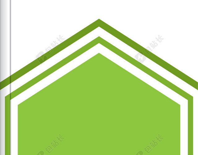 简约绿色棱形书籍封面背景