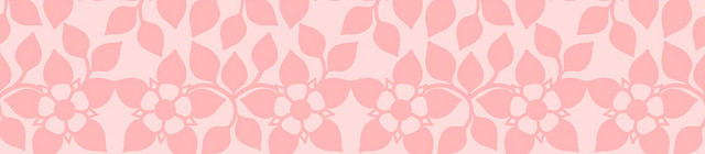 粉色花纹拼贴印花素材