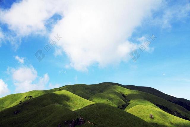 青山 白云 武功山