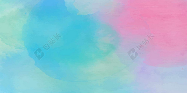 简约多色颜料融合水彩背景
