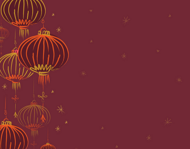 中秋传统节日暗红色星空喜庆布绒效果素材设计