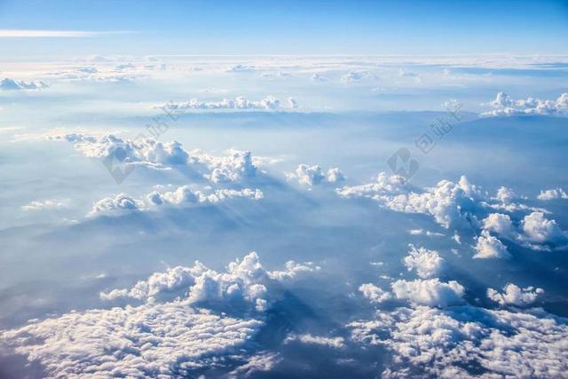 云上世界 天空 云 云景 蓝色 白色 蓬松 风景优美 宁静