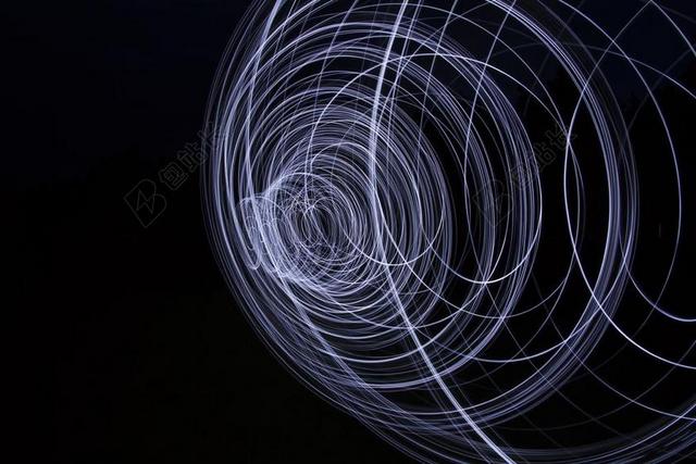 光隧道 隧道 光画 夜 黑暗中 白光 方式 光 发光