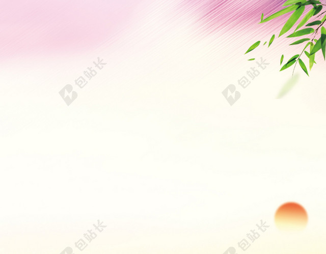水彩简约高考遇上端午节宣传海报背景