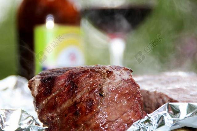 牛排 烧烤 夏季 烤架 肉 燃气烧烤炉 烤 美味 牛肉