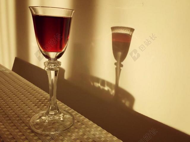 阴影 一杯 光与影 红酒