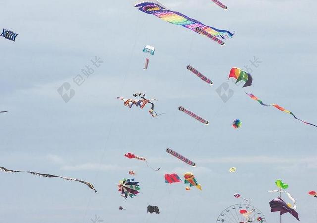 风筝 多彩 乐趣 飞行 风 户外