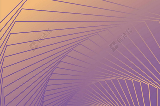 简约紫金色几何线条背景