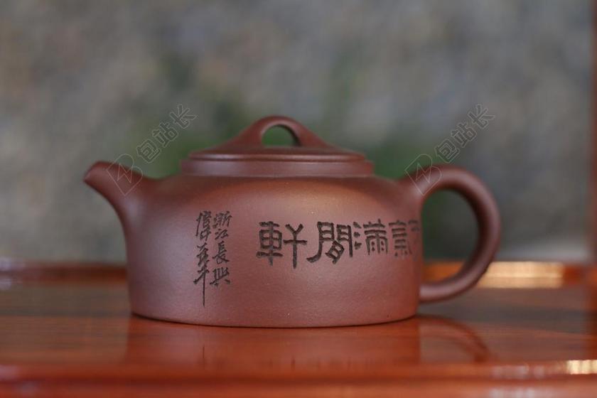 餐饮时尚品茶茶具背景图片