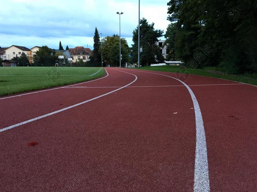 塑胶跑道 格子呢轨道 红色 目标 运行 休闲 职业生涯 运动场
