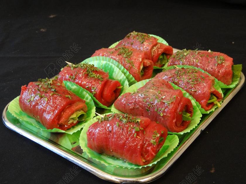 餐饮唯美烤肉背景图片