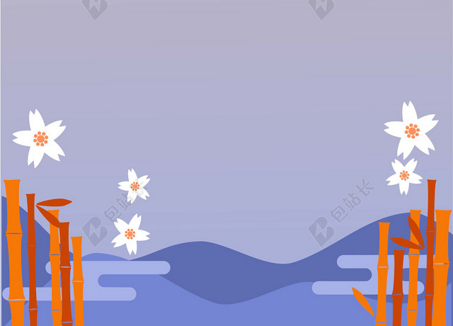 中秋节传统节日渐变月亮中秋传统文化海报背景
