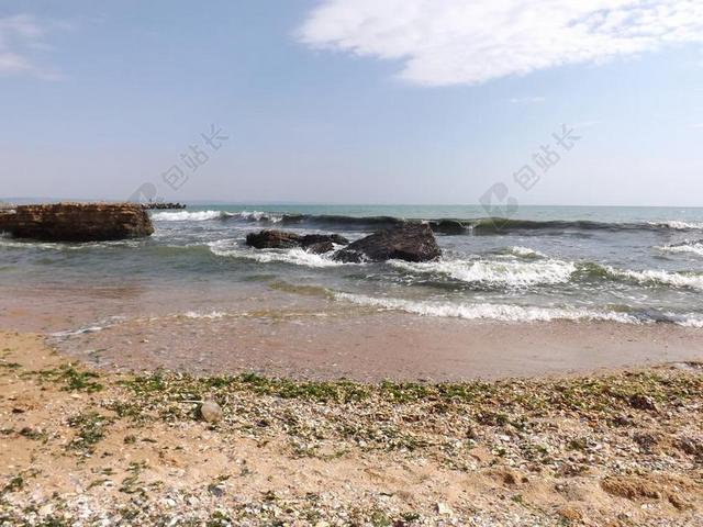 海 海边 海滩 水 石 夏天 海岸 沙 太阳 海岸线 岸