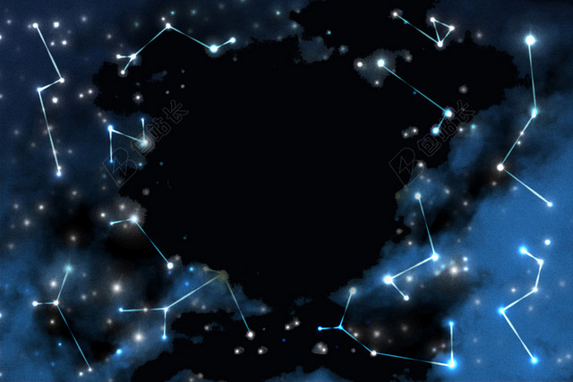 炫丽星空背景星座宇宙背景素材