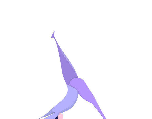 运动健身瑜伽YOGA舞蹈美女PNG素材