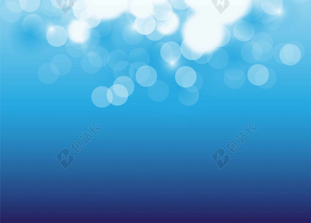 简约蓝色光晕光斑背景素材