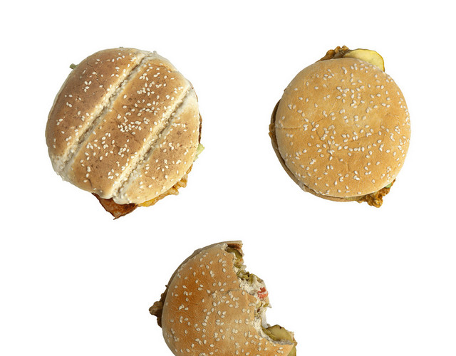 食物西餐美味营养汉堡
