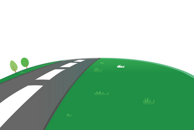 简约学校校园安全教育马路素材