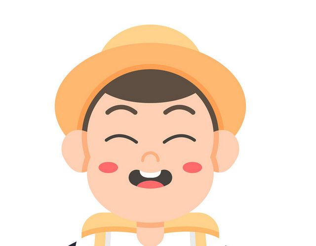 简约学校校园读书开学季卡通儿童素材