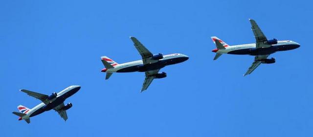 天空飞机运输旅行交通英国航空公司背景图片