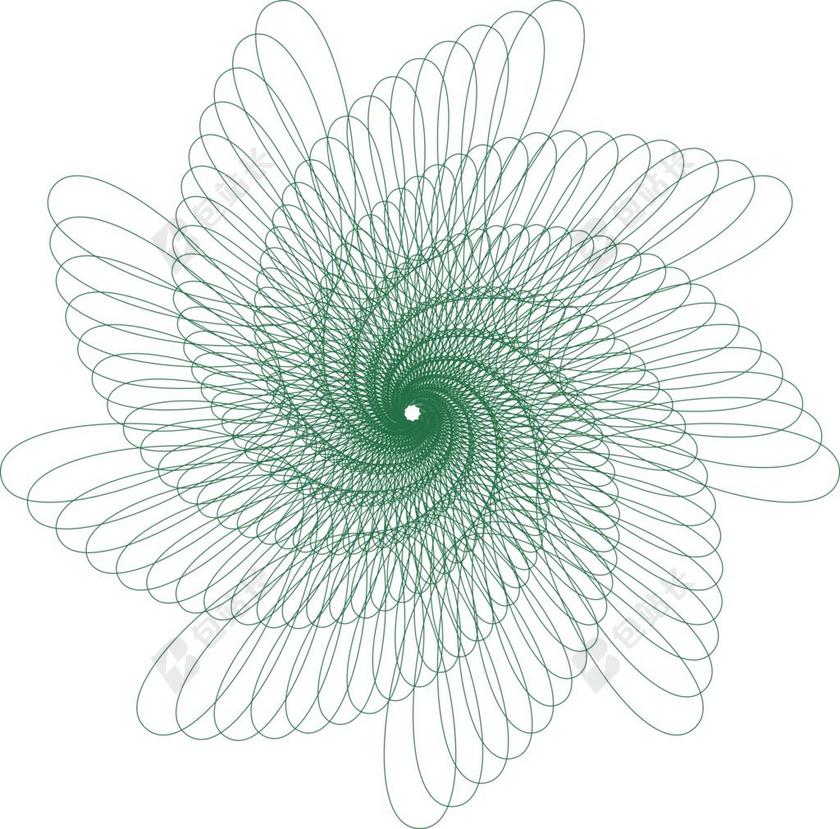 螺旋形 模式 设计 几何 环路 饰品 装修 装饰 线 华丽