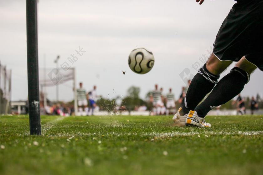摄影自然户外足球比赛背景图片