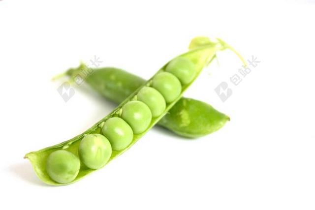 绿色食物特写绿色饱满的豆荚背景图片