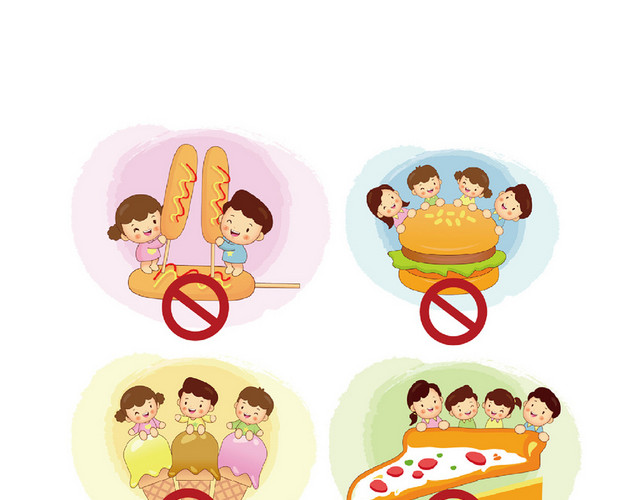 卡通人物卡通儿童卡通校园安全交通安全食品安全素材