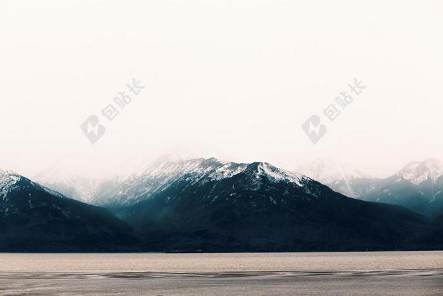 山 范围 平原 自然 景观 高 雪 朦胧 有雾 单位