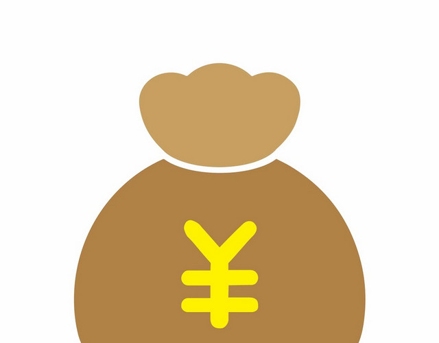 简约黄色人民币符号素材