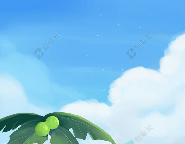 旅行插画背景素材