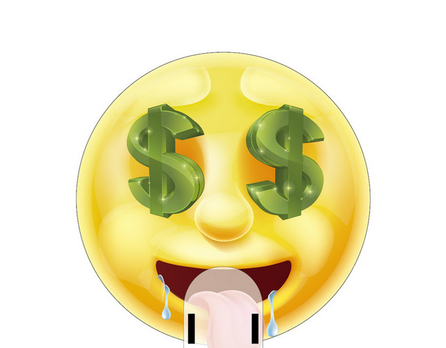 搞怪广告扇子PNG素材