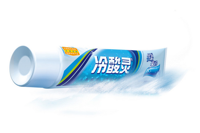 简约牙膏生活用品素材