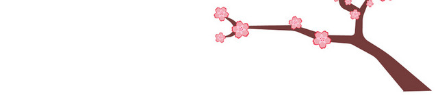 中秋佳节中秋节红色花朵装饰图免抠图