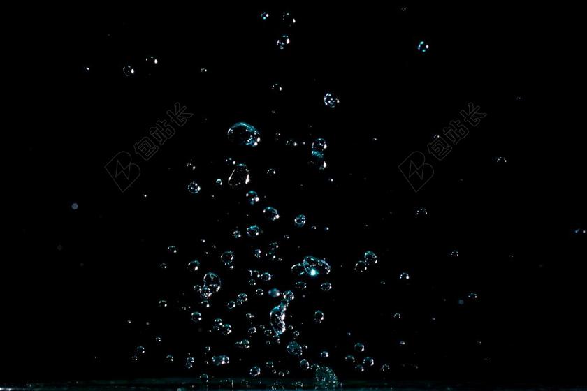 黑色水珠背景图片