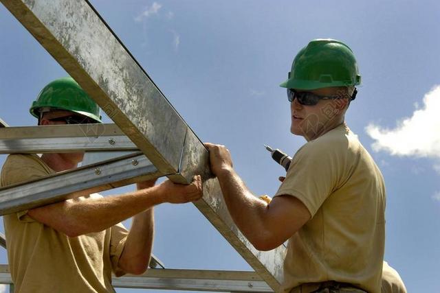 建设 工人 安装 招牌 网站 业 HARDHAT 劳动 男