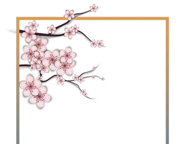 中秋节边框月饼节玉兔边框素材