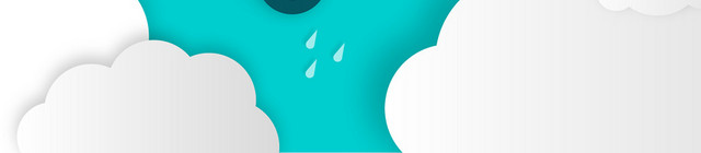 雨伞夏天下雨雨水雨季乌云素材