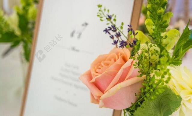 婚礼 菜单 花 邀请 装修 酿酒 装饰 风格 经典 庆典