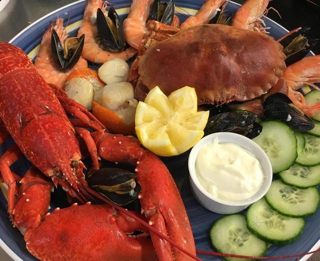 海鲜 龙虾 蟹 鱼 食品 餐厅 海 晚餐 贝类 新鲜