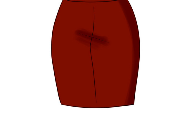卡通套装服装女装免扣素材