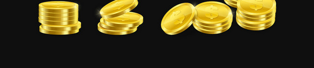 简约金融理财投资钱币金币素材