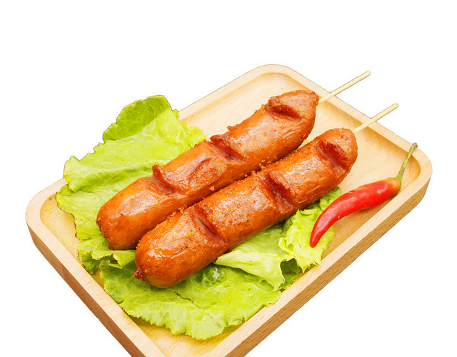 美食烧烤烤香肠PNG素材