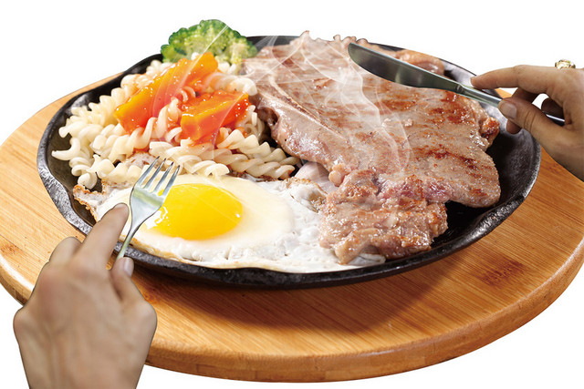 西餐牛排美食餐饮素材